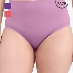 fashion comfortz Women Pack of 3 Seamless Briefs-picture-28