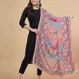 clora creation Women Floral Print Dupatta-picture-29