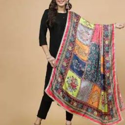 clora creation Women Floral Print Dupatta-picture-23
