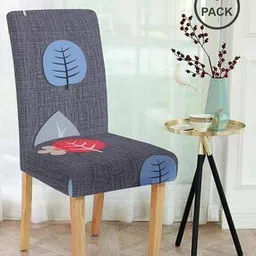 cortina eyelet curtain Set of 6 Block Print Chair Cover-picture-29