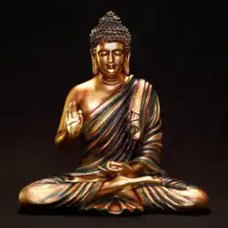 nayra handicrafts Decorative Meditating Buddha Idol-picture-50