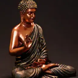 nayra handicrafts Decorative Meditating Buddha Idol-picture-20