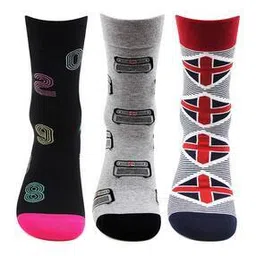 bonjour Pack of 3 Mid-Calf Length Socks-picture-28