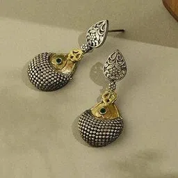 fabindia Women Oxidise Danglers-picture-20