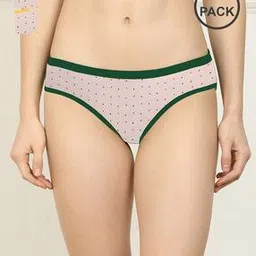 cumsin Women Pack of 3 Printed Hipster Panties with Elasticated Waistband-picture-12