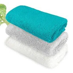 heelium Pack of 3 Bamboo Face Towels - Odour Free Quick Absorbent & Soft-picture-52