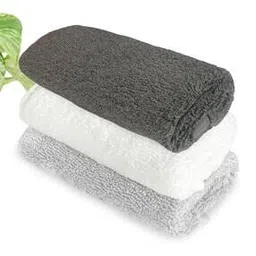 heelium Pack of 3 Bamboo Face Towels - Odour Free Quick Absorbent & Soft-picture-30