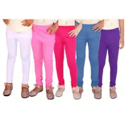 diaz Pack of 5 Girl Leggings with Elasticated Waist-picture-27