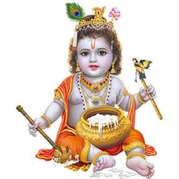 rangoli Lord Krishna Print Self-Adhesive Wall Sticker-picture-10