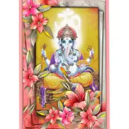 rangoli Lord Ganesha Reprint Painting-picture-29
