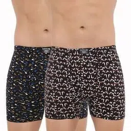 dollar bigboss Pack of 2 Men Soft Combed Cotton Printed Trunks-picture-12