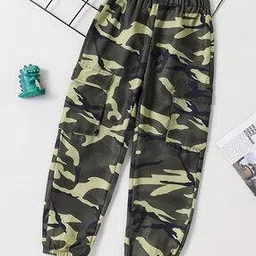 pixie n prince Boys Camouflage Print Relaxed Fit Cargo Pants-picture-28