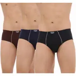dollar bigboss Pack of 3 Men Anti-Microbial Super Combed Cotton Solid Brief-picture-11