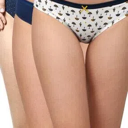 soie Pack of 3 Printed Brief Panties-picture-47