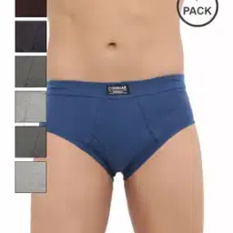 dollar bigboss Pack of 7 Men Spandex Integrated Solid Cotton Brief-picture-18