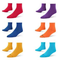 dynamocks Pack of 6 Ankle-length  Socks-picture-31