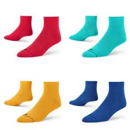 dynamocks Pack of 4 Ankle-Length Socks-picture-11