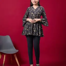 nyrika Women Floral Print Flared Tunic-picture-48