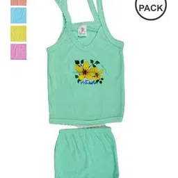 New Born Baby Pack of 5 Solid Assorted Printed Set-image-67
