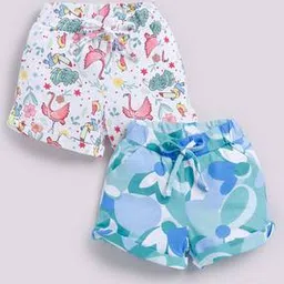 biskid Girls Floral Regular Fit Shorts-picture-34