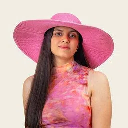 Women Sun Hat with Wide Brim-image-4