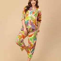 the mom store Women Printed Nightwear Set-picture-10