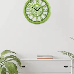 random Floral Print Round Wall Clock-picture-50