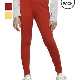 pixie n prince Girls Pack of 3 Leggings-picture-28