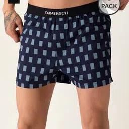 damensch Pack of 2 Printed Boxers with Elasticated Waist-picture-45
