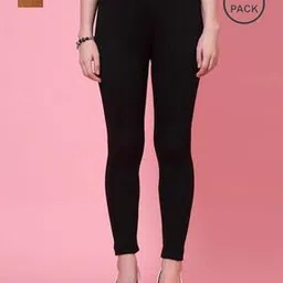 clora creation Pack of 2 Women Leggings with Elasticated Waist-picture-24