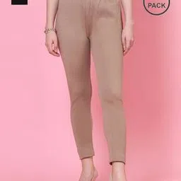 clora creation Pack of 2 Women Leggings with Elasticated Waist-picture-35