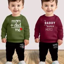mgrs Boys Pack of 2 Printed Pants & T-Shirts-picture-0