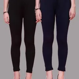 clora creation Pack of 2 Women Ankle-Length Leggings-picture-16