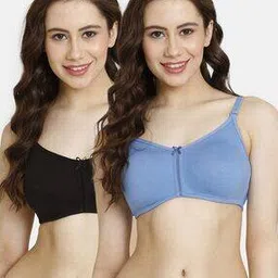rosaline Grove Double Layered Non-Wired Non-Padded 3/4th Coverage T-Shirt Bra (Pack of 2)-picture-51