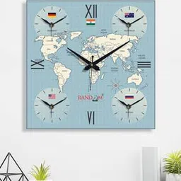 random Wall Clock with Different Time Zones-picture-42