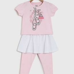 miniklub Graphic Print Top with Skort-picture-45