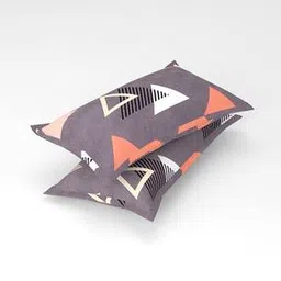 homefab india Set of 4 180 TC Printed Pillow Covers 27" x 17"-picture-21