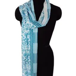 jvnine Women Floral Print Scarf with Tassels-picture-35