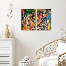 999Store Fiber Frames  Abstract Home Decor Wall Painting abstract wall painting-picture-41