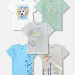 Pack of 5 T-shirts-image-0