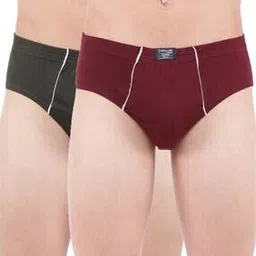dollar lehar Men Pack of 2 Briefs with Elasticated Waistband-picture-46