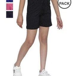 pixie n prince Girls Pack of 4 Printed Shorts -picture-37