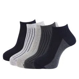 dollar socks Pack of 5 Striped Ankle-Length Socks-picture-36