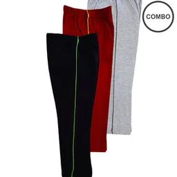 indiweaves Pack of 3 Capris with Contrast Piping-picture-50