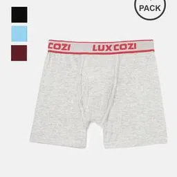 lux cozi Pack of 4 Boys Boxer Briefs-picture-19