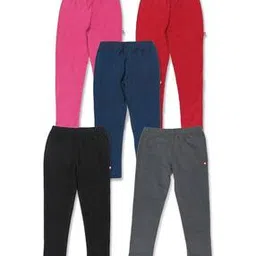 nino bambino Pack of 5 Cotton Leggings-picture-47