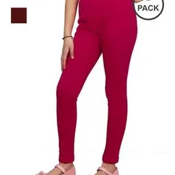pixie n prince Girls Basic Leggings Pack Of 2-picture-12