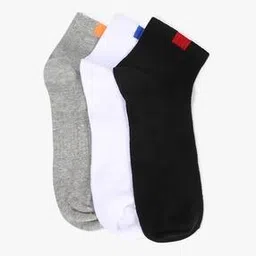 Men Pack of 3 Ankle-Length Socks-image-42