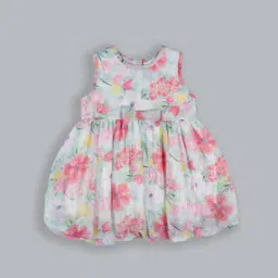 shoppertree Floral Print Fit & Flare Dress-picture-13