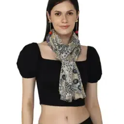 aditi wasan Abstract Print Woolen Stole-picture-36